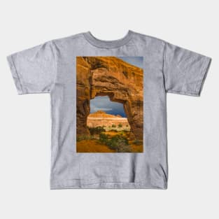 Through the Aperture, Arches National Park Kids T-Shirt